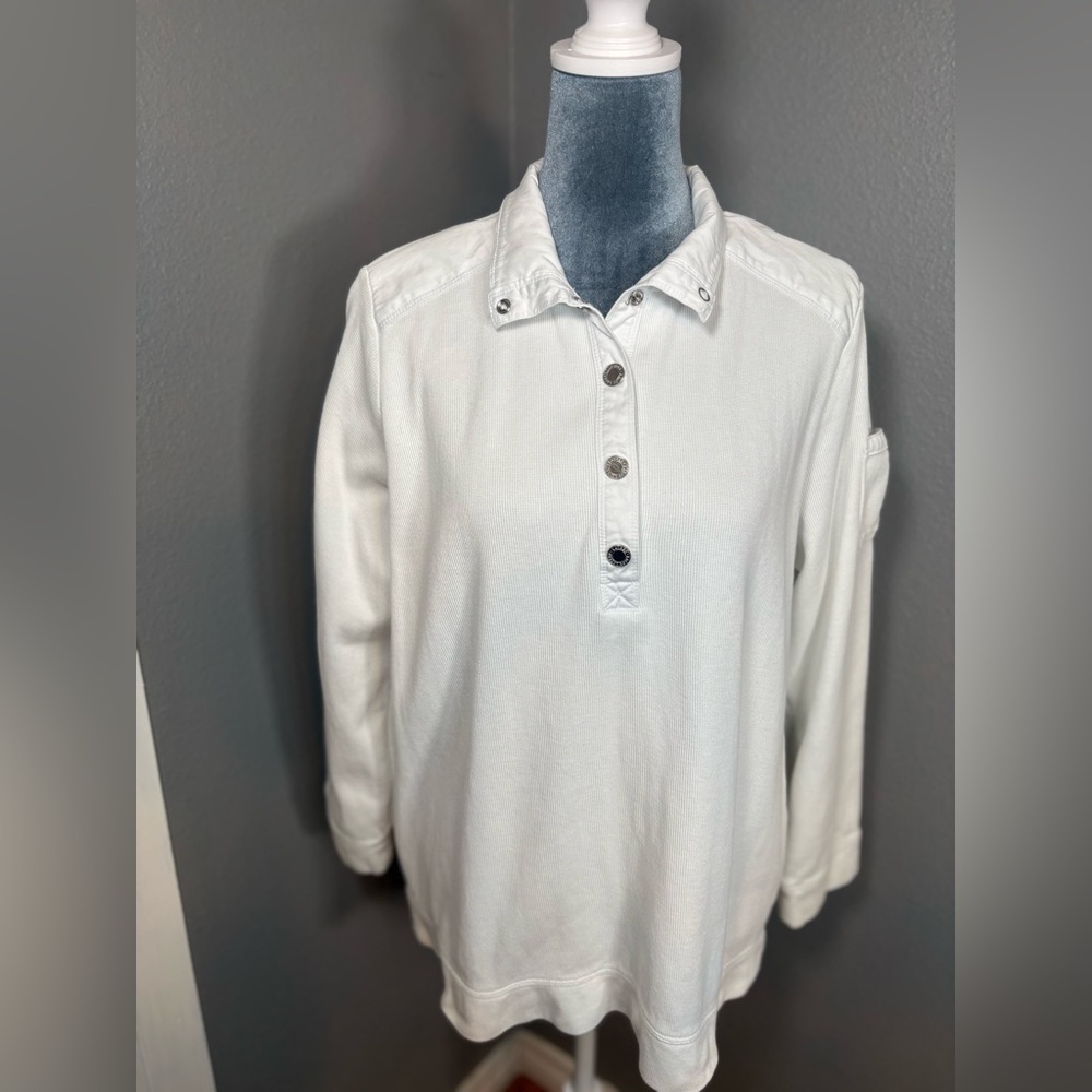 Ralph Lauren White Button-Up Shirt Size 1X